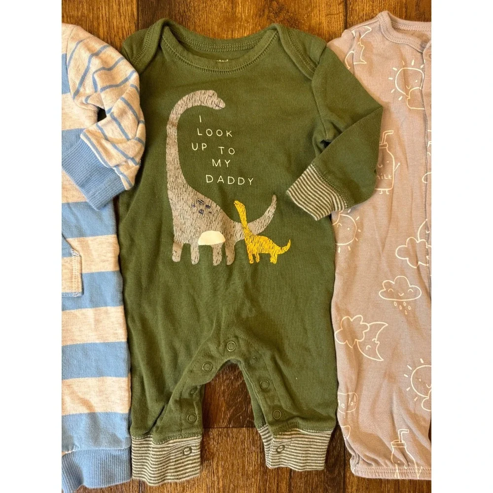Carters Baby Boy 3 Months Rompers Outfits Pants Long Sleeved Shirts‎ Clothes Lot